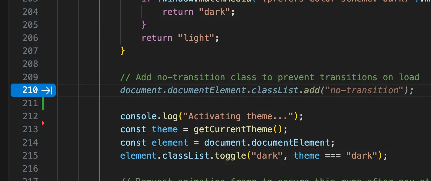 Code with a line of about 50 chars italicized